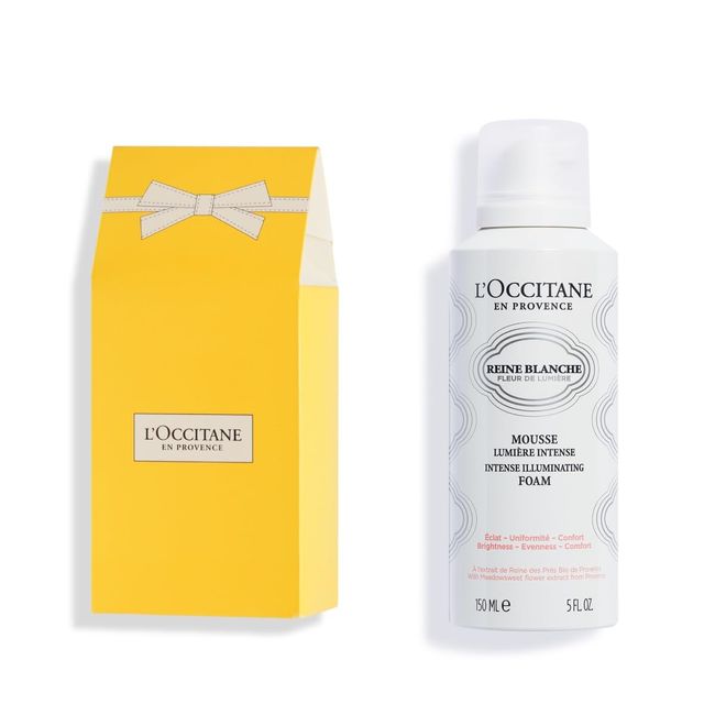 L'Occitane Reine Blanche Illuminating Cleansing Foam, Box Included