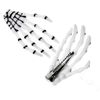 New Pair of Creative Zombie Skeleton Hand Bone White Claw Clip Pin Grip Hairpin