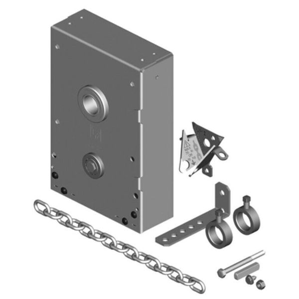 Garage Door J.R.G. Jackshaft Chain Hoist 1 1/4″ Shaft 4.5:1 Reduction Gear Drive