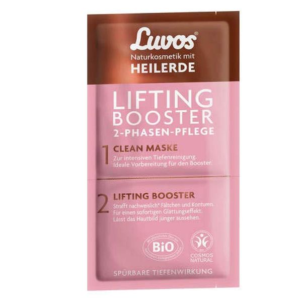 LUVOS Heilerde Lifting Booster&Clean Maske 2+7,5ml 1 P Gesichtsmaske