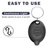 Daemson Mini LED Keychain Flashlight, Ultra Bright Tiny Flashlight, Small Keychain Flashlight White Light, Micro Pocket Key Ring LED Flashlight for Emergency Lighting - Multicolor Shell (8PCS)