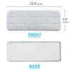 BOSHENG Flat Mop Pads, Mop Replacement Pads, Microfiber Mop Pads, Machine Washable Pads, Refill 3 Packs