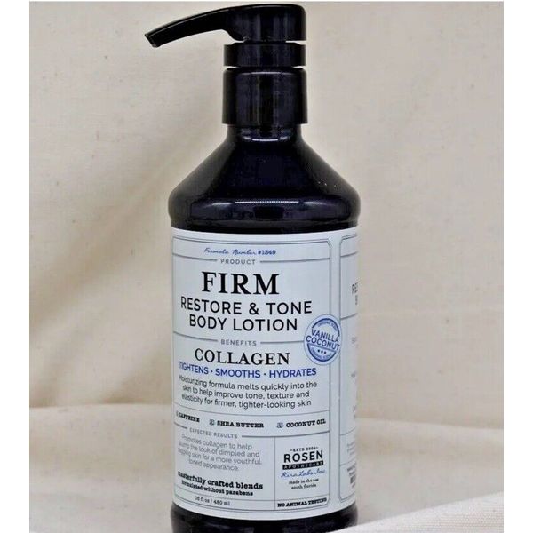 ROSEN APOTHECARY Collagen Firm Restore & Tone Body Lotion Vanilla Coconut