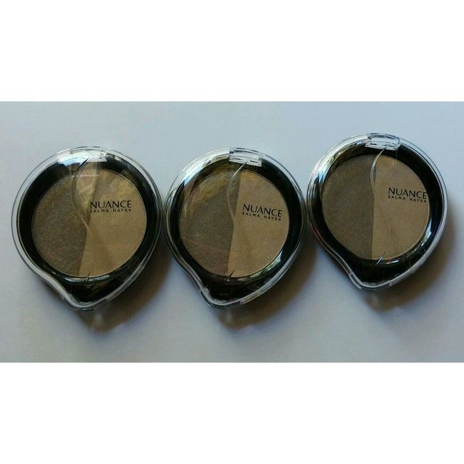 Lot of 3 Nuance Duo Mineral Eyeshadows MoonStone/Shimmering Sand 005 Free Ship