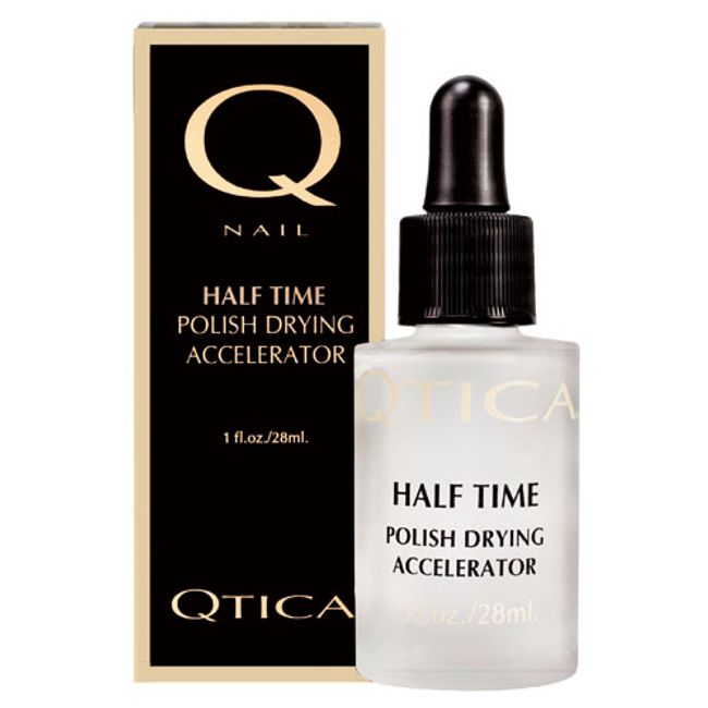 QTICA Half Time Dry 28ml Quick Drying Agent [Nekoposu not available] Nail supplies specialty store