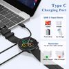 Zoye 3.3ft USB C Charging Cable for Amazfit Bip 3/3 Pro/5/U/U Pro