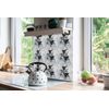 Kitchen Tile Stickers Splashback Floor Peel and Stick Abstract marble triangles