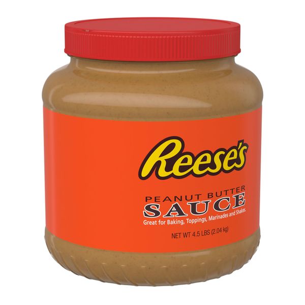 REESE'S Peanut Butter Sauce Bulk Jar, 4.5 lb