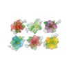 Hibiscus Hair Clips (asstd colors) Party Accessory  (1 count) (1/Pkg)