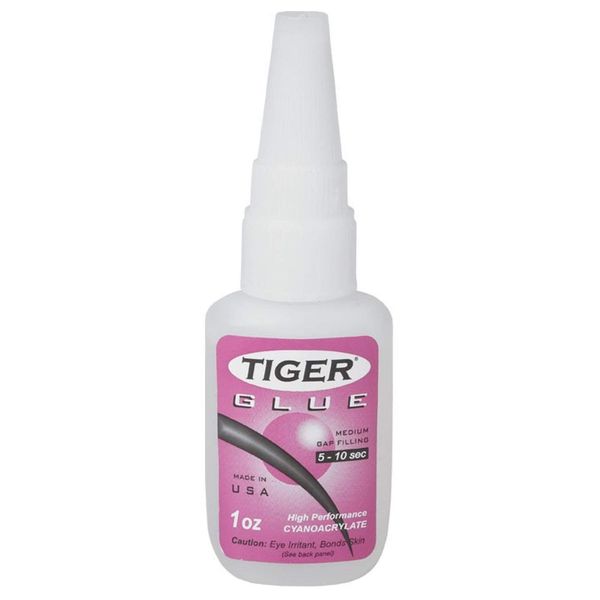 Tiger Glue for Tip Repair and Replacement 1 Ounce Bottle