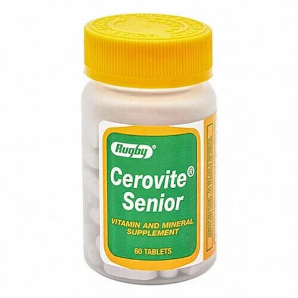 CEROVITE SENIOR VITAMIN  TABLET 60CT WATSON