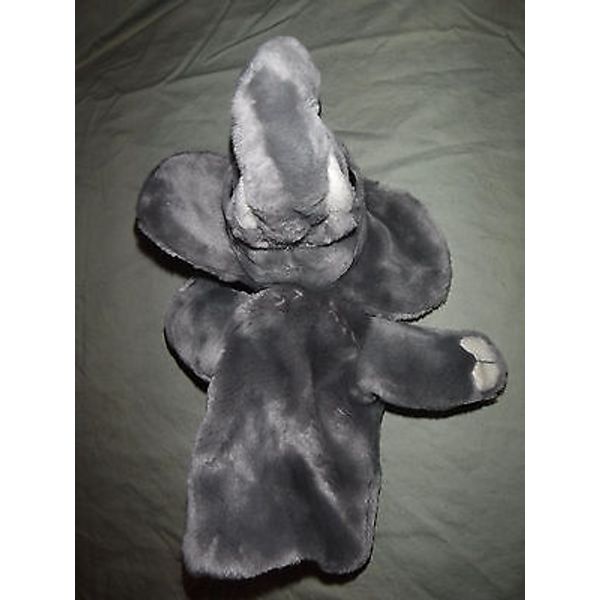 2010 Geoffrey Elephant Hand Puppet 11" Plush Soft Toy Stuffed Animal