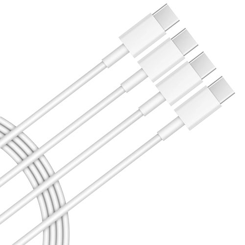 Tek Styz PRO 2Pack USB-C 50W/5A Compatible with LG H931 for 5Gbps Data and Hi-Powered Charging Cable (White 1.5M/5ft)