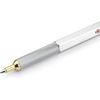 rOtring 800 Ballpoint Pen | Medium Point | Black Ink | Silver Barrel | Refillable | includes Velvet Pen Case