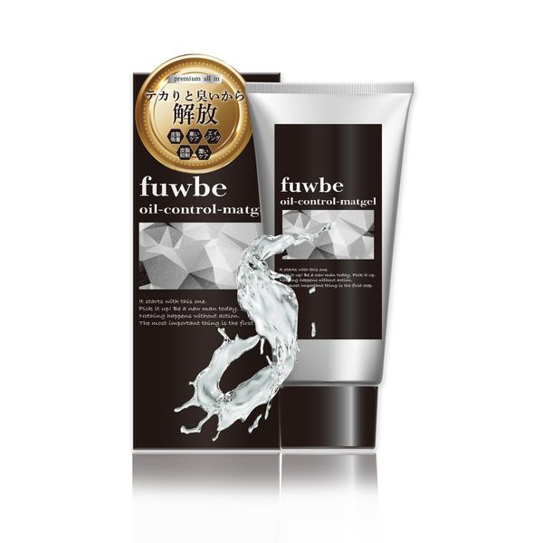 fuwbe Men's Oil Control Gel Anti Shine Sweat Long Time Transparent Sebum Waterproof