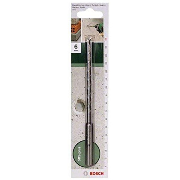 Bosch 2609255507 160mm SDS-Plus Hammer Drill Bit with Diameter 6mm