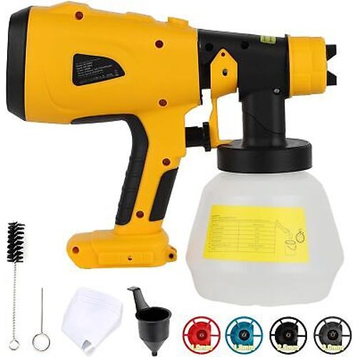 Cordless Paint Sprayer Gun for DeWalt 20V Max Battery Wireless Spray Paint Gun