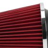 Red 3inch 76mm High Flow Inlet Dry Air Filter Cold Air Intake Cone Replacement