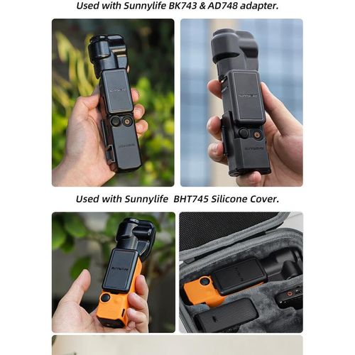 Taoricup Protective Case for DJI Osmo Pocket 3 Accessories Osmo Pocket 3 Camera Protector Gimbal Cover for DJI Pocket 3 Screen Protector