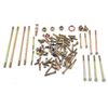 Chanoc Motorcycle Engine Bolt Screw Set Kit for GY6 50cc Engine ATV Scooter Quad