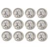 Studex Stainless Steel Bezel Setting with 4MM April Crystal Ear Piercing Stud (Dozen)