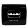 Shaver Disposal Case Safe Storage Bank for Used Safety Shaver Razor Blade Bank for Safety Razor Blade Storagement, Used Double Edge Safety Razor Blade Disposal Case