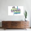 CafePress Gamers Wall Decal 35x21 Wall Decal