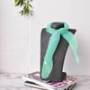 Basic Sense Plain Soft and delicate Chiffon Feel Head and Neck Scarf, Aqua