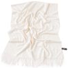 CJ Apparel Off White Thick Solid Colour Design Cotton Blend Shawl Seconds *NEW*(Size: One Size)
