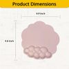ThriveHive Cloud Mouse Wrist Rest with Non-Slip Base - Pink