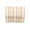 100% Cotton Traditional Terry Roller Towel - Red Stripe