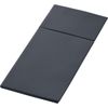 Duniletto Servietten Taschen schwarz 46 Stück 1er Pack