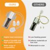 【Upgraded】WB13K21 Gas Range Oven Flat Igniter with Connector Plug, AP2020569