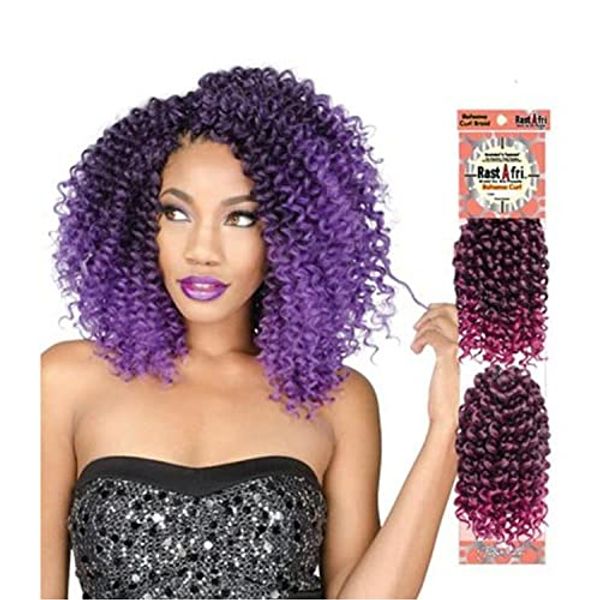 RastAfri Bahama Curl Crochet Braid (1B)