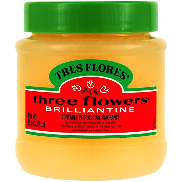 Three Flowers Brilliantine Solid, 3.25-Ounce (Pack of 3)