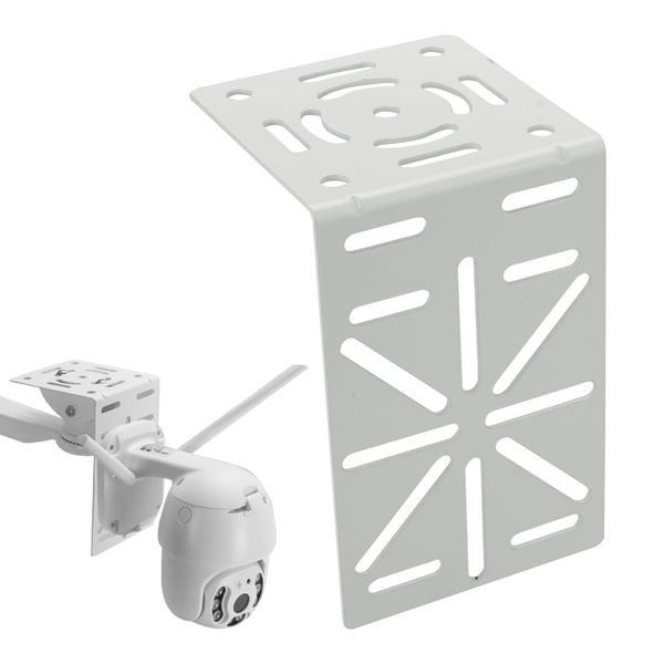 TOREJAX Security Camera Mounting Hardware Right Angle Wall Mount No Drilling Outdoor/Indoor Universal Sensor Light