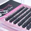Semi-permanent Lower Bottom Eyelash Extensions J Curl Individual Under Lashes 0.15mm Thickness 5mm 6mm 7mm Mixed Tray Black