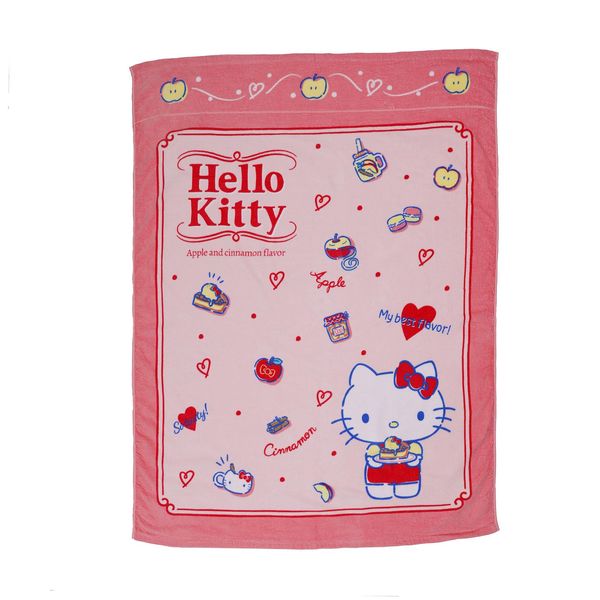 2023 Marushin 3125008600 Summer Blanket, Children, Sanrio Kitty, Mini Bath Towel, Towelket, Characters, Hello Kitty, Gift, Cute, 100% Cotton