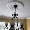 Ekena Millwork CMP13BE Berkshire Thermoformed PVC Ceiling Medallion Fits Cano...