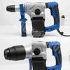 New 1500W Electric Hammer Drill SDS Plus Demolition Breaker + Chisel Set + Case