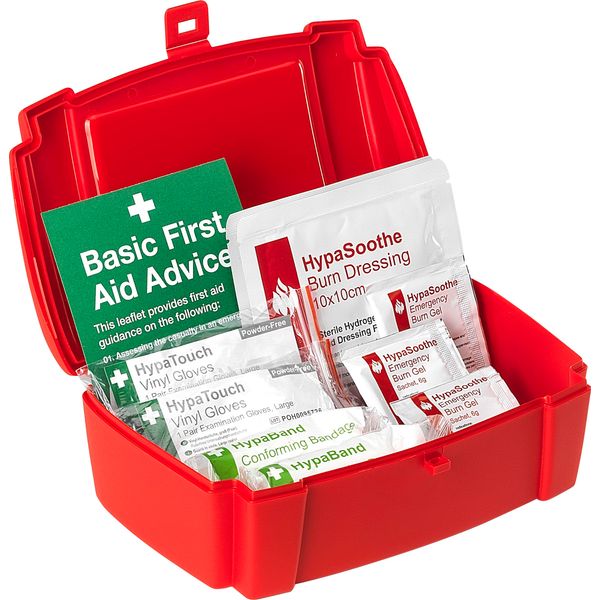 Safety First Aid Group Evolution Plus HypaSoothe Emergency Burns First Aid Kit, Small