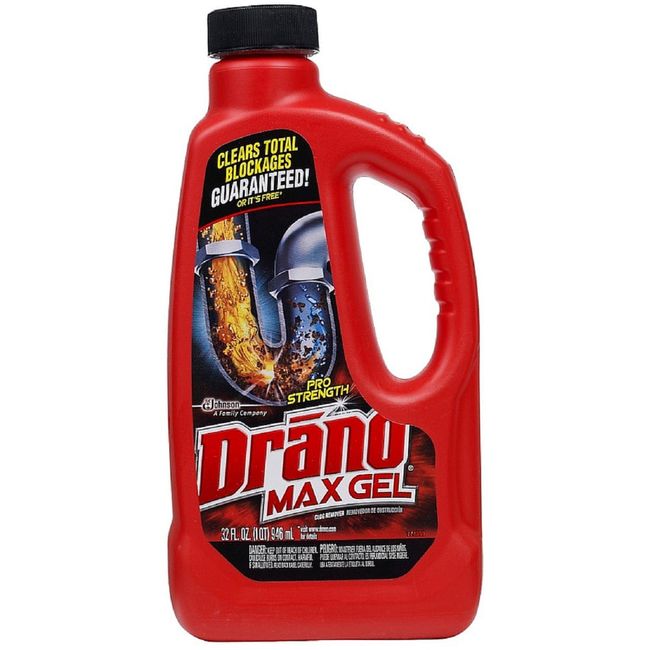 Drano Max Gel Clog Remover 32 Oz - Pack of 3