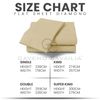 Gaveno Cavailia Super Soft Plain Dyed Diamond Flat Sheet [ Double - Cream ]