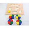 Montessori Circle Split Irregular Puzzle Montessori Irregular Puzzle Educational Toys