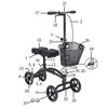 Drive Steerable Knee Walker Replacement Parts (Model 796) (9. Front or Rear Wheel Assembly)