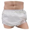 LeakMaster Adult Snap-On Vinyl Waterproof Pants - Soft, Quiet, Adult Plastic Pants. Generous Cut/Fit for Use with Cloth or Disposable Diapers - Size: 5X-Large Fits 52-56 Inches