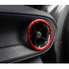 4pc Red Air Conditioner AC Vent Outer Ring Decoration Trims For Chevy 16+ Camaro
