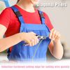 WORKPRO 4PC Plier Sets Slip Joint Long Nose Diagonal Cutting Groove Joint Pliers