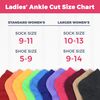 Debra Weitzner Womens Low-Cut Ankle Socks No-Show Colorful Pattern Fun Socks – 12 Pair