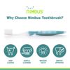 NIMBUS Extra Soft Toothbrushes (Regular Size Head) 5 Pack YELLOW Colors